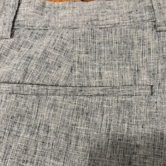 Banana Republic Gray Flat Front Shorts NWOT Linen Cotton Blend 9” inseam - Picture 7 of 8